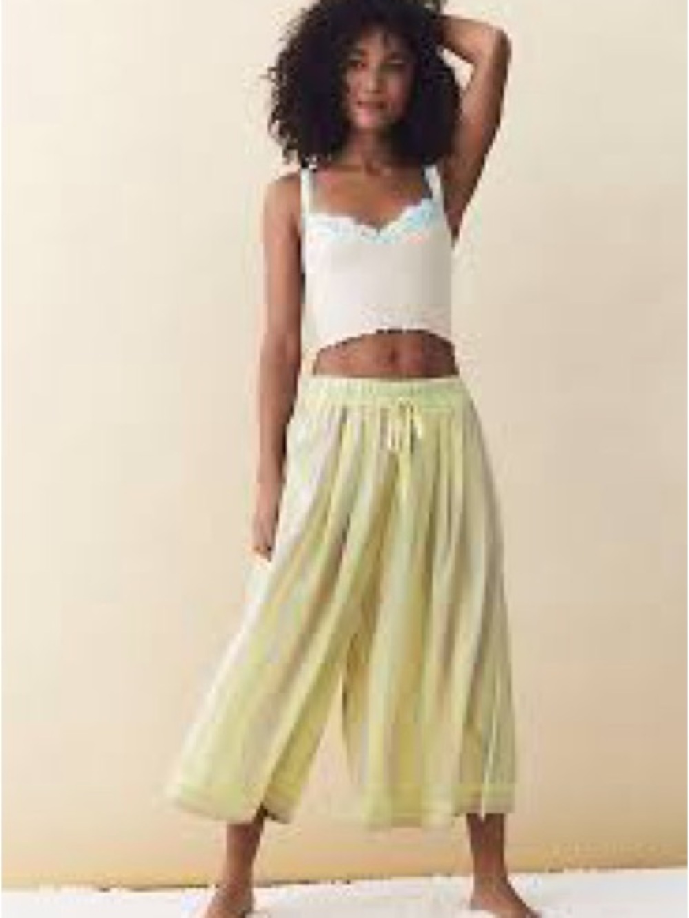Intimately by Free People Enjoy The Stripe Gaucho Lounge Pants size Small